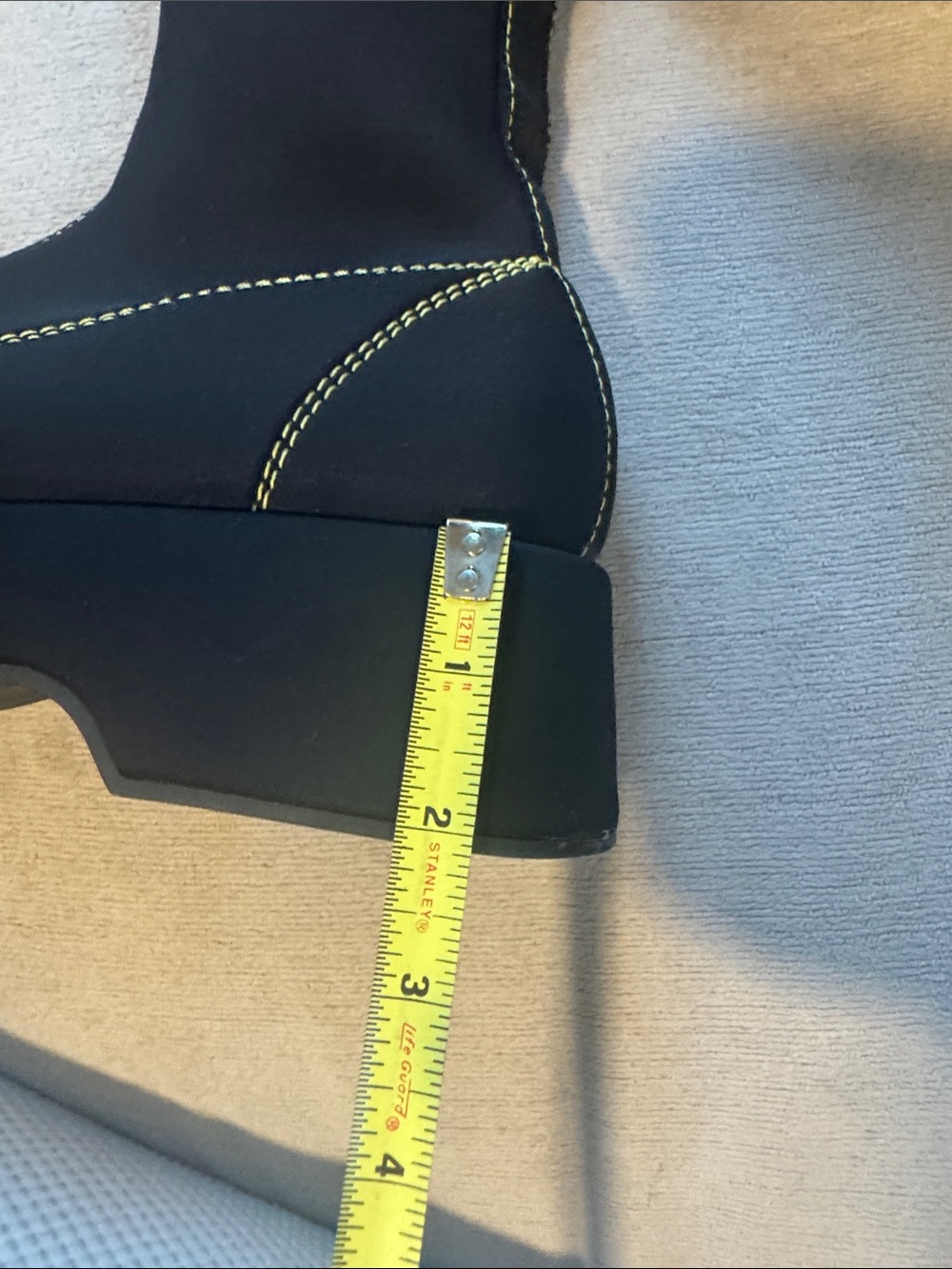 Ganni Retro Flatform Ankle Sockboots are designed to be ankle length - Picture 10 of 12